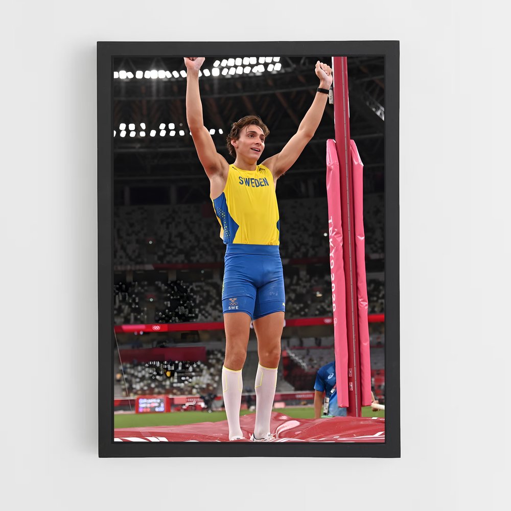 Poster Pole Dance Énergique – affiche Athlétisme (vue 2)